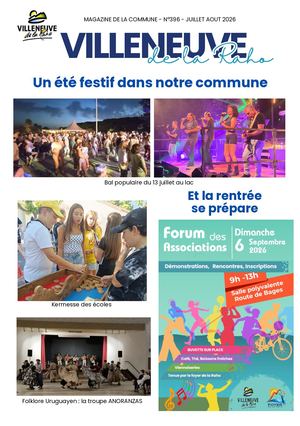 n° 396 -  Juillet Août 2026