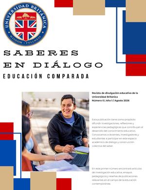 Saberes En Diálogo Educación Comparada
