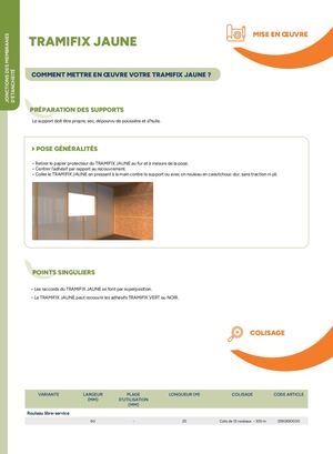 MEO TRAMIFIX JAUNE