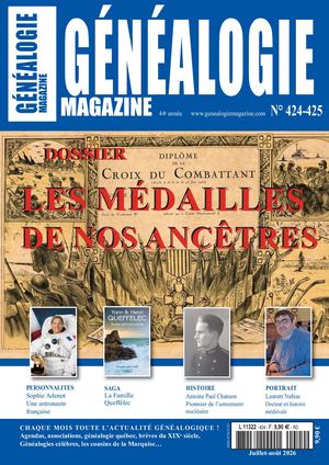 Généalogie Magazine N° 424-425