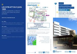Plaquette Service A1 2026 Unité de Soins Palliatifs