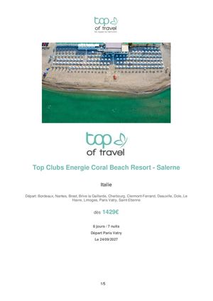 Top Of Travel Salerne Italie