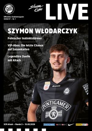 SturmEcho LIVE 2026/27, Nr. 1: Sturm – SCR Altach