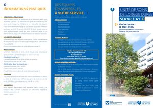 Plaquette Service A1 Unité Soins Longue Durée 2026