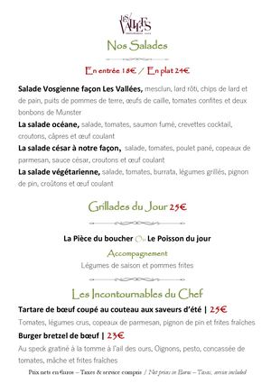 Carte Réduite Midi Resto Juillet 2026