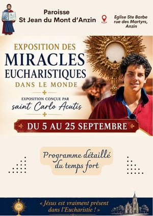 Livret Progr Expo Miracles Eucharistiques