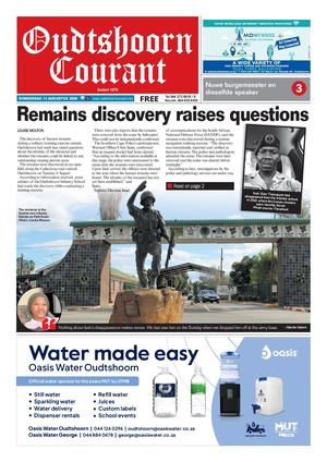 Oudtshoorn Courant 13 Augustus 2026