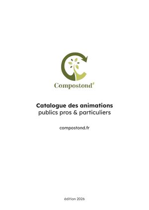 Catalogue public adulte & pro, Compostond 2026