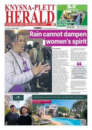 Knysna Plett Herald 13 August 2026