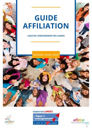 Guide Affiliation 2026 27