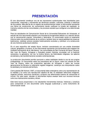 Cine Documental Documento Borrador 1
