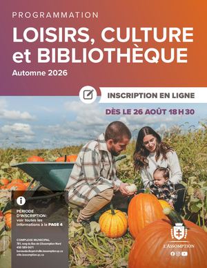 Programmation automne 2026