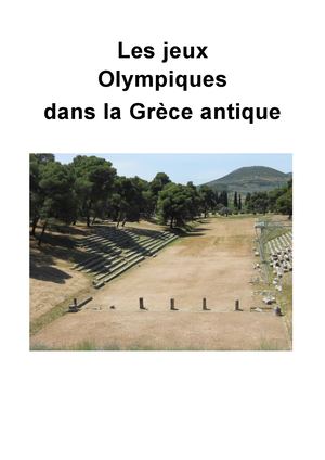 Les jeux olympiques