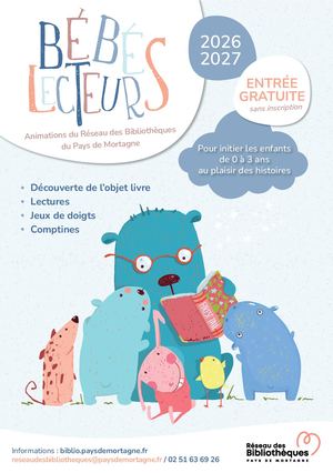 Bébés Lecteurs 2026-2027 : planning des séances