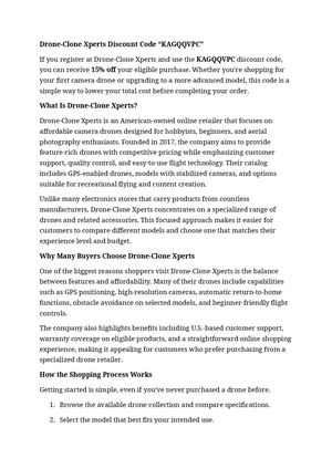 Drone-Clone Xperts Discount Code “KAGQQVPC”