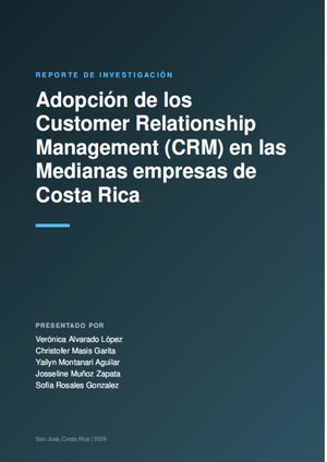 CRM EN LAS MEDIANAS EMPRESAS DE COSTA RICA
