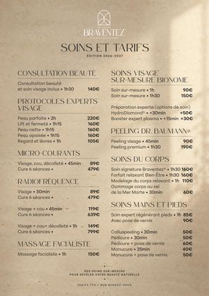 TARIFS VITRINE 2026-2027