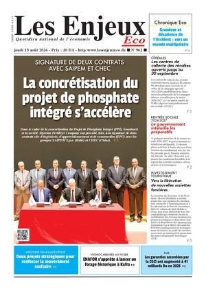 LES ENJEUX ECO N°962