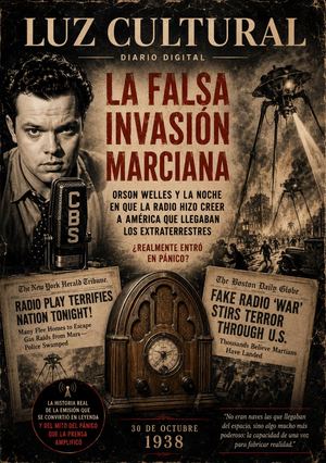 Orson Welles Y La Falsa Invasion Marciana Luz Cultural