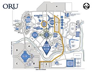 2026 Campus Map With Path To Daystar