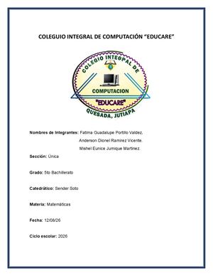 Proyecto De Matematicas