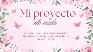 Mi Proyecto De Vida
