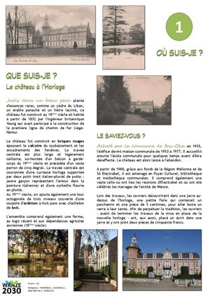 Brochure A La Decouverte De Wanze