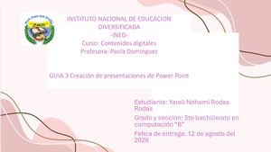 Yareli Rodas Lab No 3 Bim 3