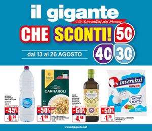 Volantino Il Gigante Dal 13 Al 26 Agosto 2026