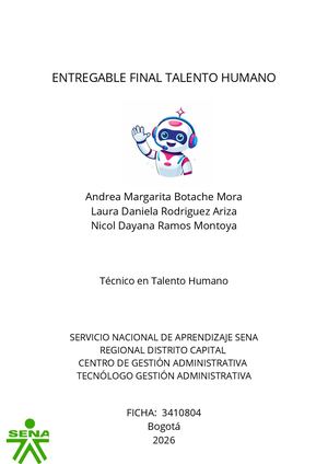 Entregable Final Talento Humano
