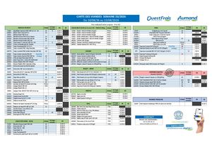 Carte Des Viandes Semaine 33 2026