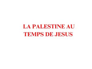 La Palestine Au Temps De Jesus Pdf