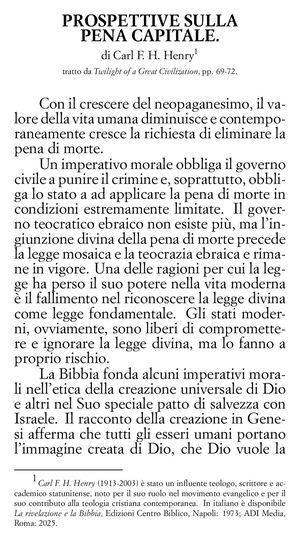 Prospettive Sulla Pena Capitale