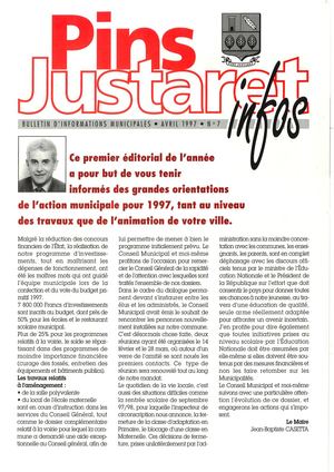 Bulletin Municipal N° 7 - AVRIL 1997