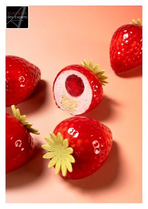 Recette Fraise En Trompe L’oeil, (Fr,eng)