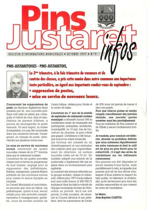 Bulletin Municipal N° 9 - OCTOBRE 1997
