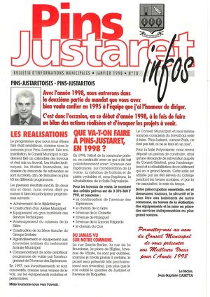 Bulletin Municipal N° 10 - JANVIER 1998