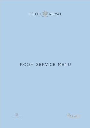 Menu Room Fin Aout 2026 En Carte Papier