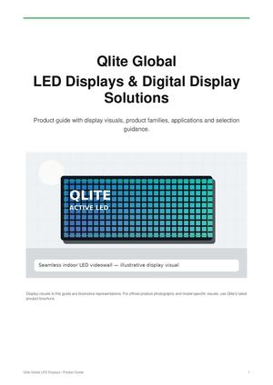 Comprehensive Guide to Qlite Global LED Displays and Digital Solutions
