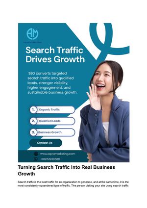 Turning Search Traffic Into Real Business Growth