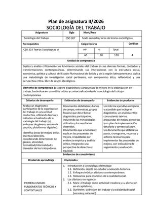Plan De Asignatura Ii 2026
