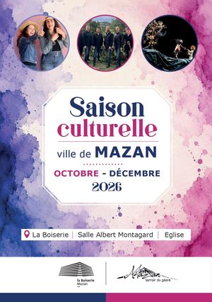 La Boiserie saison culturelle Automne 2026