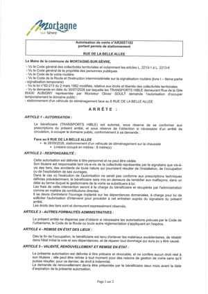 Ar26st182 Av Portant Permis De Stationnement Rue Belle Allée 28 09 2026