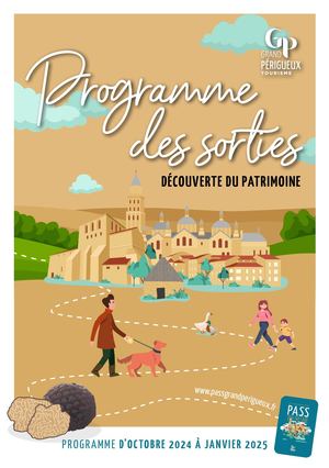 Programme Excursions Hiver 2024 OT Grand Périgueux- Agence Com Together