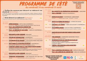Programme Des Animations De L'été 7