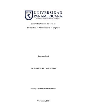 Proyecto Final, Henry Acuña