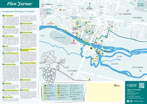 Plan de ville Jarnac 2025 OT Destination Cognac