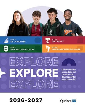 Brochure des écoles secondaires | 2026-2027