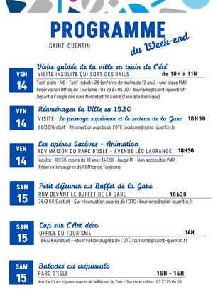 Programme Du We Sem 33
