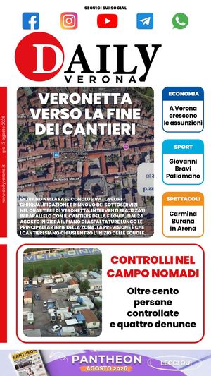 Daily Verona 13 Agosto 2026